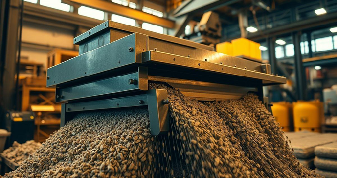 Tela peneira vibratória otimiza processos industriais e melhora a eficiência operacional